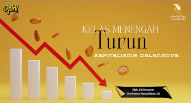 kelas menengah turun