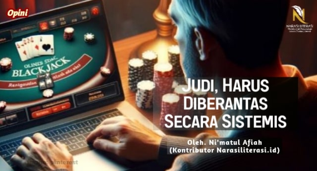 judi harus diberantas secara sistematis