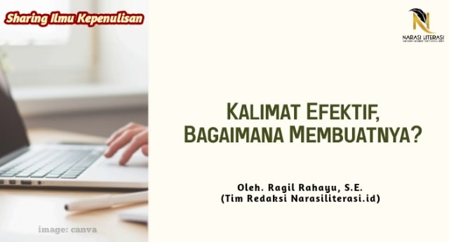 kalimat efektif bagaimana membuatnya