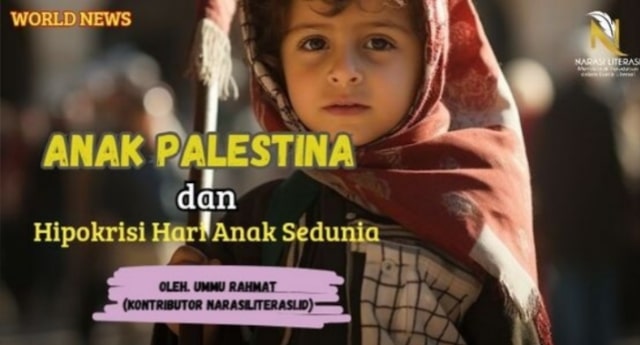 anak palestina dan hipokrisi hari anak sedunia