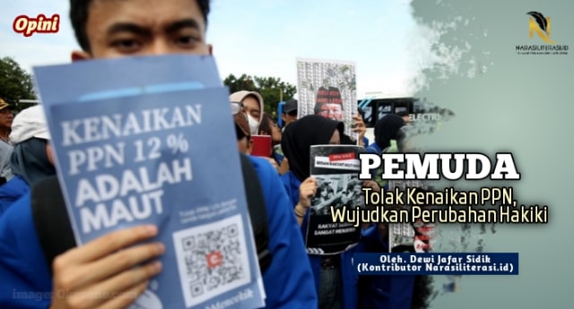 pemuda tolak kenaikan ppn