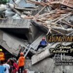 Gedung ponpes ambruk