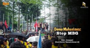 Demo mahasiswa stop MBG